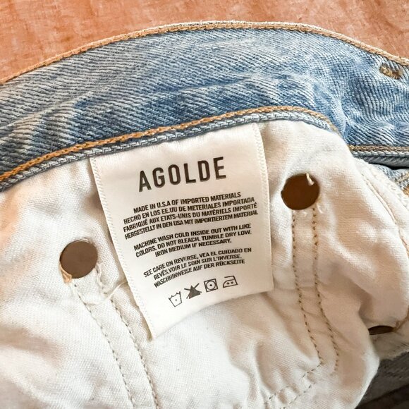 Agolde Riley Crop - Shatter - size 27 - Picture 7 of 16